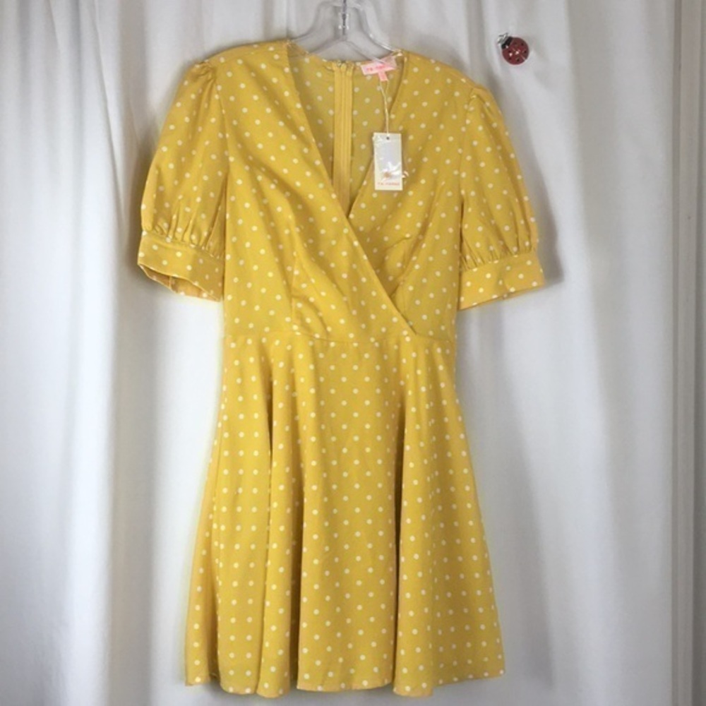 Re:named, polka dot dress, NWT, Size 4.